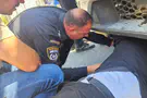 צילום: דוברות המשטרה מהומה בצומת גילת בעקבות מעצר עריק