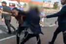צילום: דוברות המשטרה Haredi rioter assaults female detective and attempts to flee