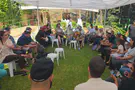 Tearful farewell at grave of fallen soldier