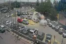 Камера запечатлела момент взрыва автомобиля в Холоне