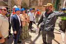 Extensive construction works begin at the Cave of the Patriarchs