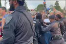 Police and protesters clash near Knesset