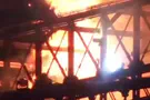 צילום: לפי סעיף 27א תיעוד: גשר ברוקלין עלה באש