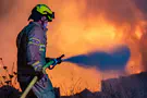 Kobi Richter/ Fire and Rescue Service Havat Gilad evacuated as wildfire reaches homes