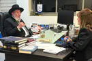 Рав Кальман Меир Бар поблагодарил Михаль Вольдигер