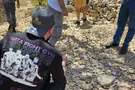 צילום: דוברות בנימין, מוישי ריינר מאמן ה-MMA התרגש בשילה - וחלץ את נעליו