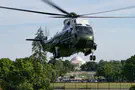 Trump's helicopter came close to passenger plane