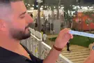 צילום: DIGISTAGE עדן חסון תלה מנעול וכתב משאלה