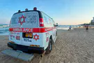 צילום: מד"א גופת צעיר נפלטה מהים בבת ים