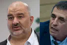 צילום: יונתן זינדל, פלאש 90 המגעים נמשכים: עבאס וסגלוביץ' נפגשו