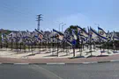 Площадь Раваби: арабы осквернили израильские флаги
