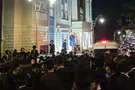 צילום: Doovidl עימותים אלימים סביב האדמו"ר מקרלין