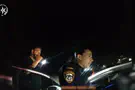 צילום: דוברות המשטרה 125 mph in the dark: Police chase ends at spike strip