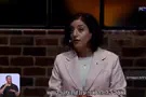 צילום: באדיבות כאן חדשות שרה מוסלמית משוודיה יצאה נגד אנטישמיות