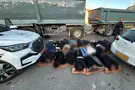Police spokesperson Watch: Illegal infiltrators hidden behind truck's false wall