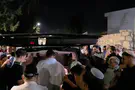Nadav Goldstein/TPS Terror victim's son recites first 'Kaddish' at father's funeral