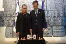 נשיא המדינה ורעייתו הדליקו נר זיכרון