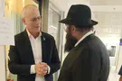צילום: באדיבות המצלם המחווה של שליח חב"ד לשגריר לייטר