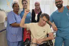 צילום: רמב"ם Раненый в боях в Ливане профессор Голан Бель выписан