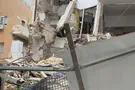 תיעוד רגע קריסת הבניין בתל אביב