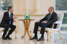 Ma'ayan Toaf (GPO) Herzog meets Azerbaijani President in Baku