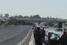 Extremist haredi protesters block Gan Yavne Interchange