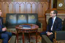 Amos Ben-Gershom/GPO Herzog meets Hungarian PM, invites him to visit