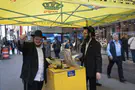 Joseph Strauss/JTA Chabad man returns to tefillin outreach day after stabbing