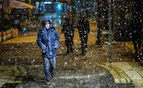 Снег в Иерусалиме. Начало занятий в 9:00