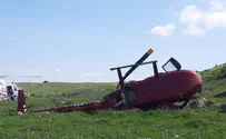 Four injured in helicopter crash