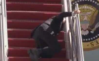 Watch: Biden falls while boarding Air Force One