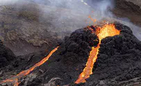 Watch: Iceland volcano erupts