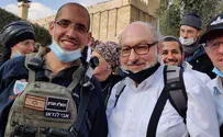 Watch: Jonathan Pollard visits Cave of the Patriarchs