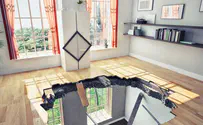Floor caves in Israeli apartment in shocking viral video