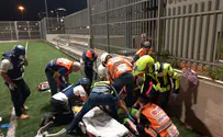 United Hatzalah Performing CPR during a rocket attack