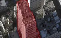 צילום: דובר צה"ל צה״ל מוטט את בניין המודיעין של חמאס