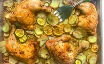 Lemony Sheet Pan Chicken Dinner