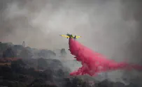 השריפה בצור הדסה: 400 משפחות פונו