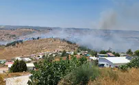 שריפה סמוך לבת עין, תושבים פונו