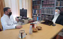 השר כהנא והרב מלמד נפגשו בבית אל