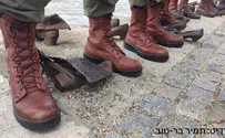 צילום: תמיר בר טוב, אתר צה"ל נעלי החי"ר פגשו את הנעליים על הדנובה