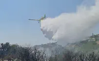 Israeli town in Samaria evacuated after massive fire breaks out