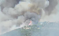 נמשך זיהום האויר הגבוה באזור הדליקה