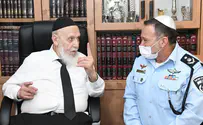 צילום: דוברות המשטרה מסע הרבנים של מפכ"ל המשטרה