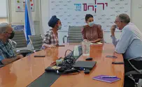 ניר אורבך נועד עם ראש העיר ירוחם