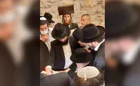צילום: מרדכי עמר הרב קנייבסקי ביקר בכותל המערבי
