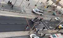 ערבי איים על עוברים ושבים בתל אביב