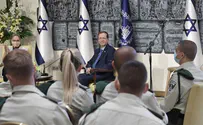Pres. Herzog meets Barel Shmueli's comrades-in-arms