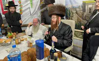 האדמו"ר מקאליב ביקר ביישוב רבבה