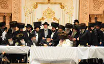 אורח נדיר בויז'ניץ: הרב חיים קנייבסקי